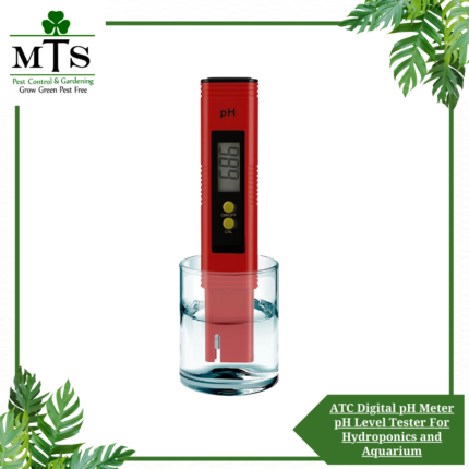 ATC Digital pH Meter - Digital pH Tester Pen - pH Level Tester For Hydroponics and Aquarium