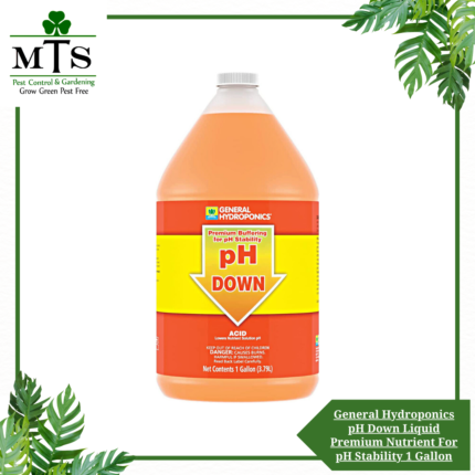 General Hydroponics pH Down Liquid Premium Nutrient For pH Stability 1 Gallon