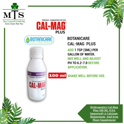 Hydroponics Cal-Mag Plus 100 ML (USA Imported) A Calcium, Magnesium, And Iron Plant Supplement
