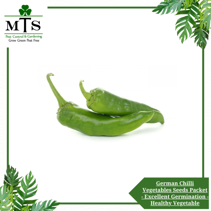 German Chilli Vegetables Seeds - Vegetables Seeds Packet - Excellent Germination - Healthy Vegetable