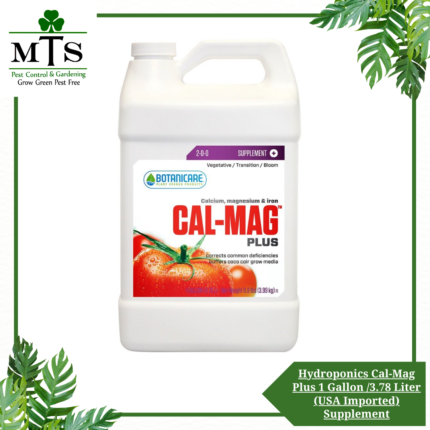 Hydroponics Cal-Mag Plus 1 Gallon 3.78 Liter USA Imported A Calcium, Magnesium, And Iron Plant Supplement